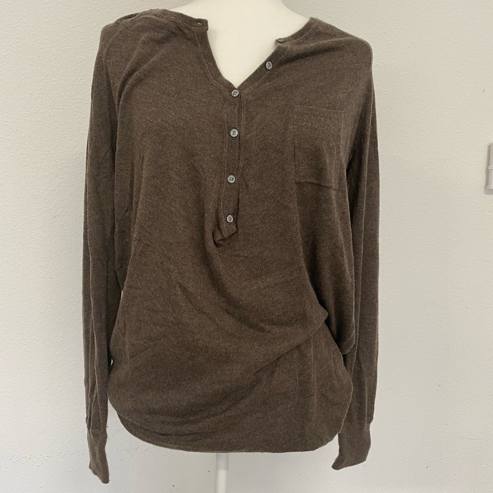 Vince cashmere brown light cardigan sweater